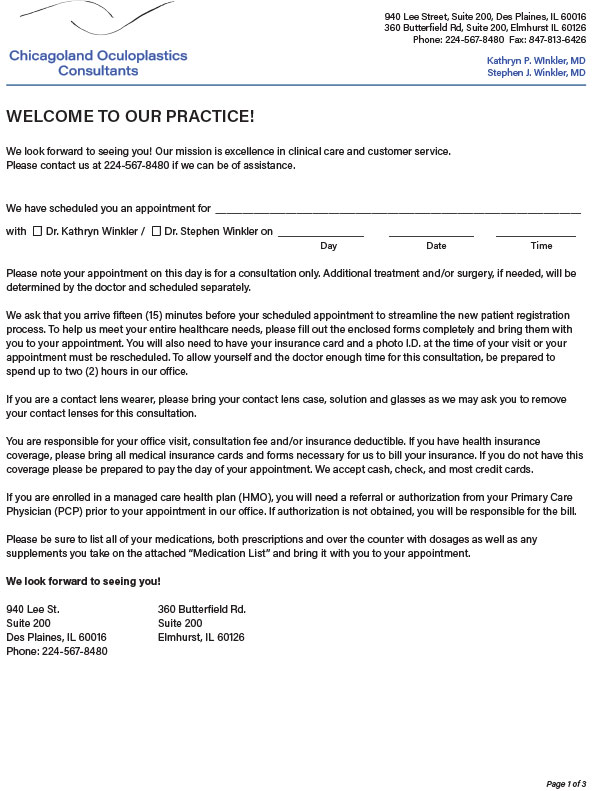 New Patient Form